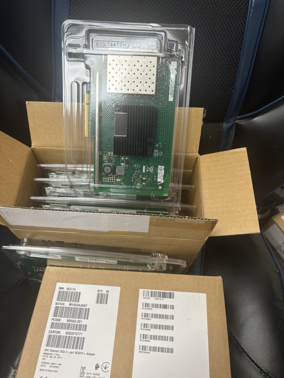 New Intel X710-DA4 4-port 10Gbps SFP+ PCIe 3.0 x8 10Gbps Ethernet network card