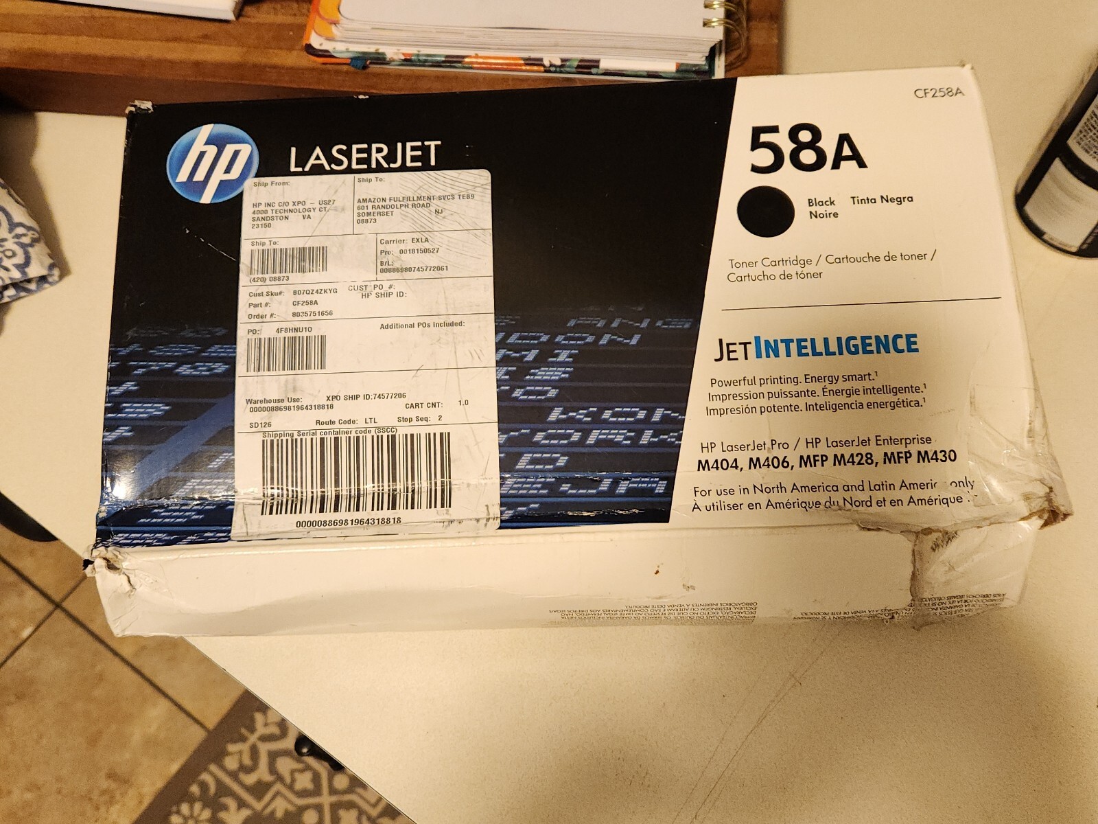 HP 58A LaserJet Black Toner Cartridge