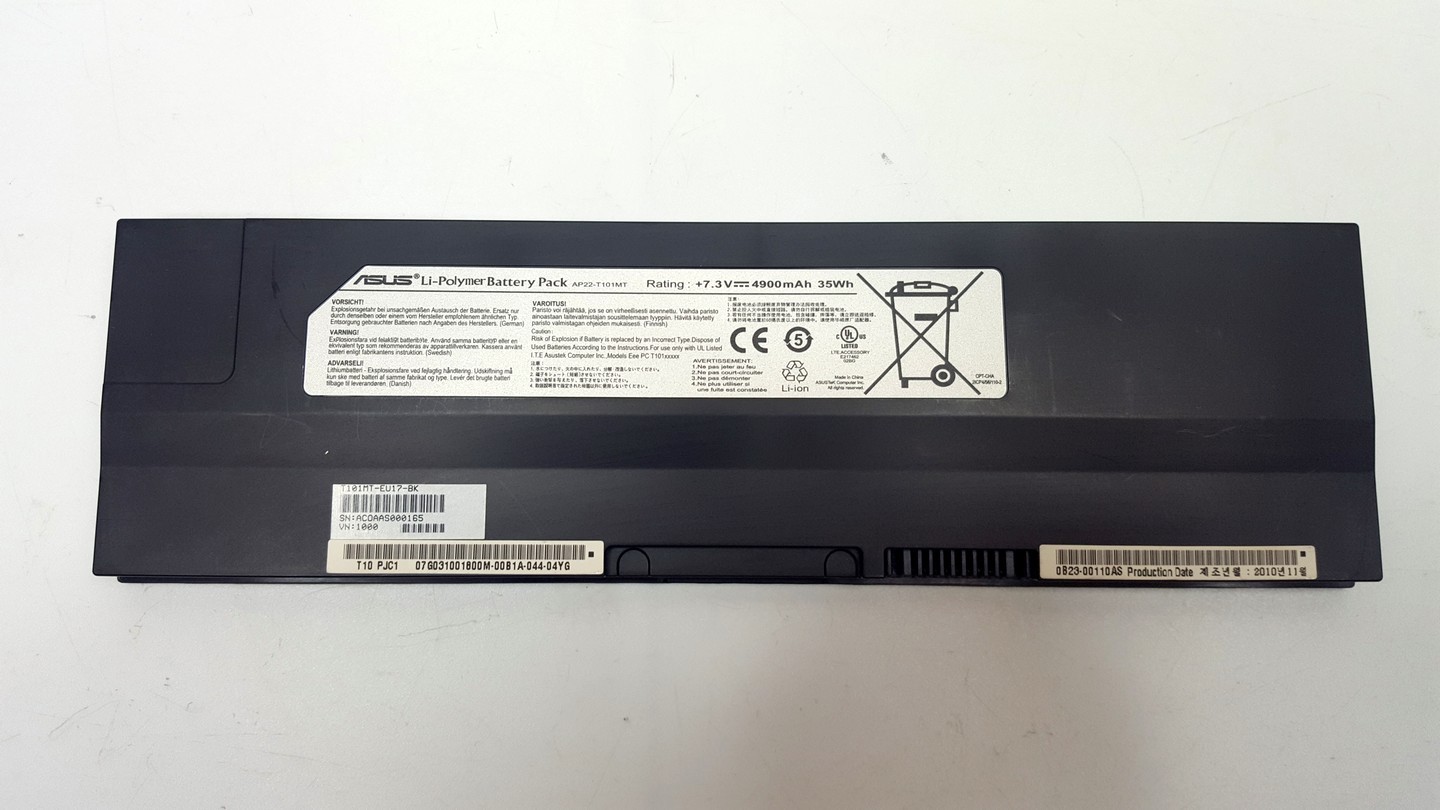 Genuine Asus Eee T101 T101MT Series 35Wh 7.3V Laptop Battery AP22-T101MT