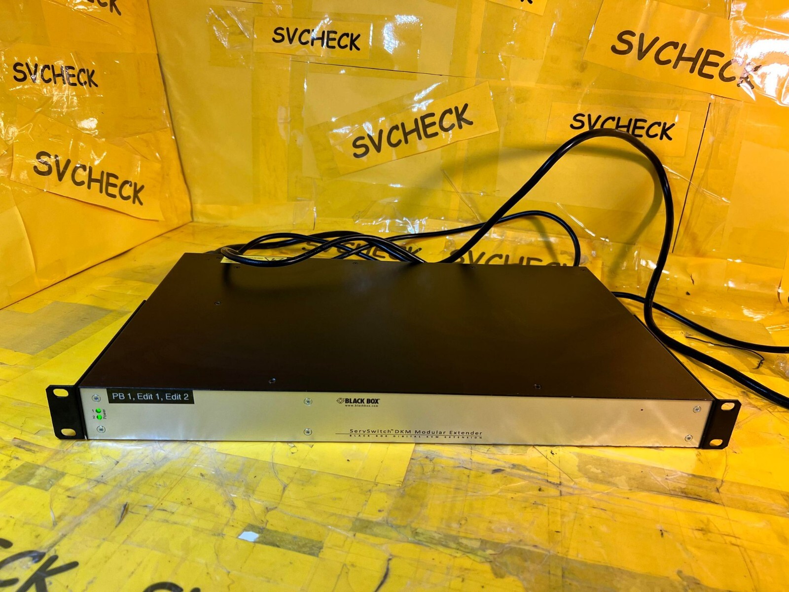 BLACK BOX ACXMODH6FPAC-R2 SERVSWITCH DKM NETWORK MODULAR EXTENDER DVI/USB