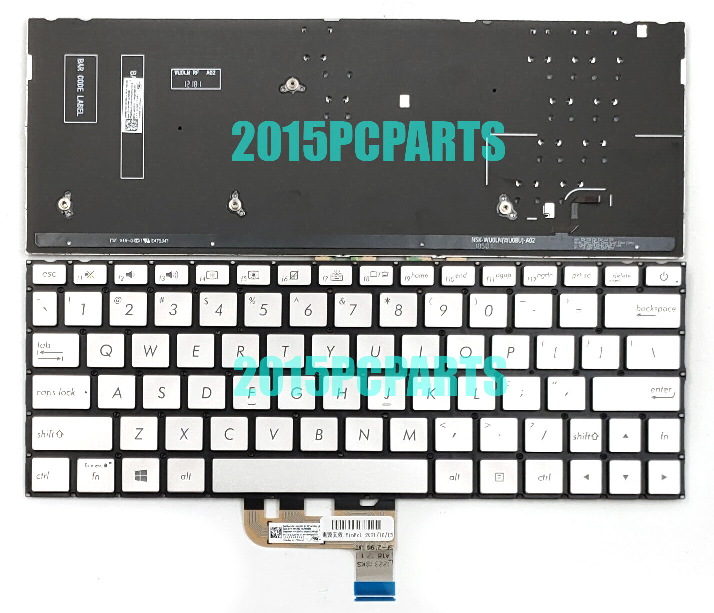 New Asus ZenBook UX333F UX333FA-DH51 UX333FAC-XS77 UX333FN Keyboard US backlit
