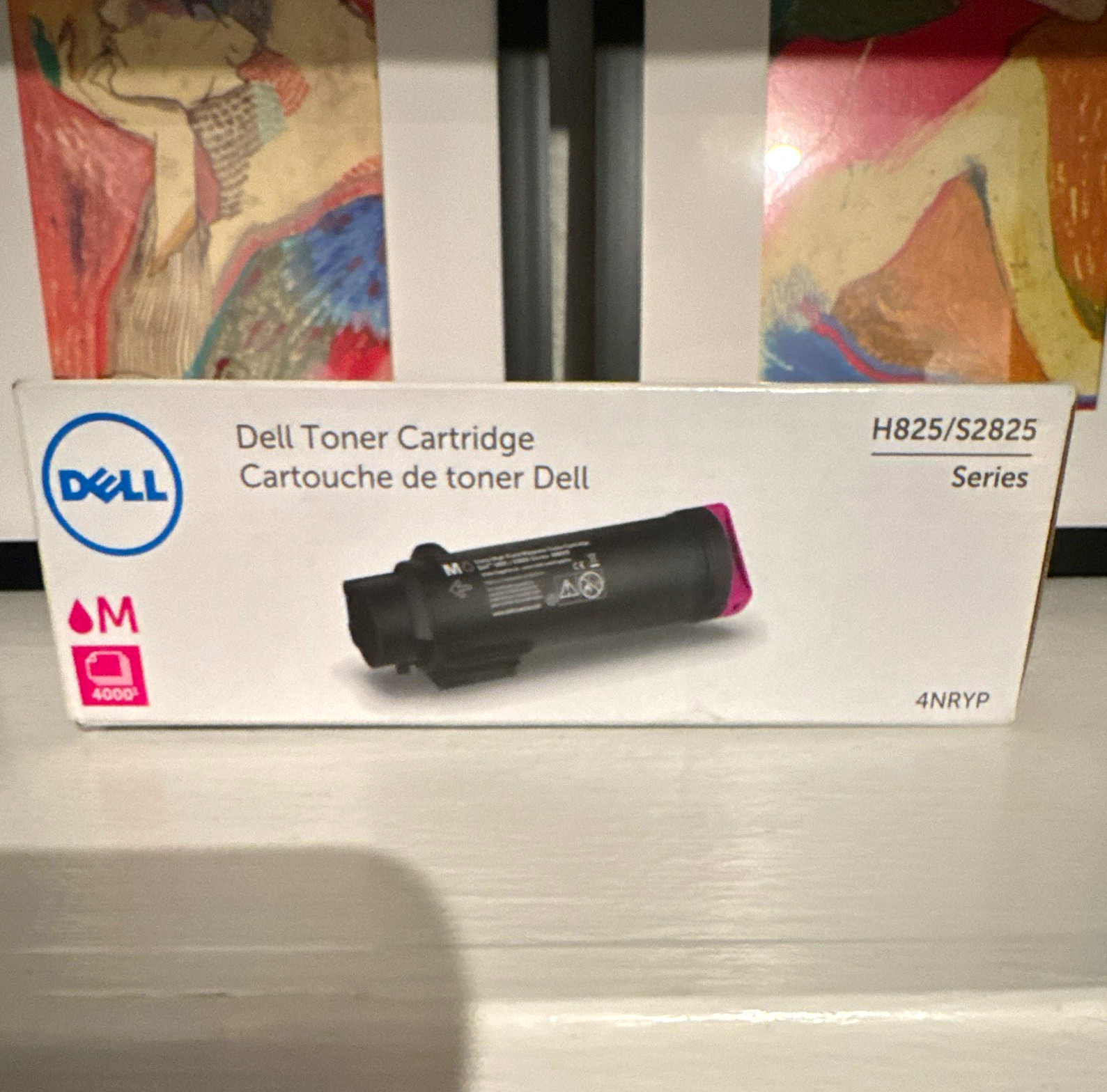 Dell Genuine NIB High Yield Magenta Laser Toner Cartridge for H825/S2825 4NRYP