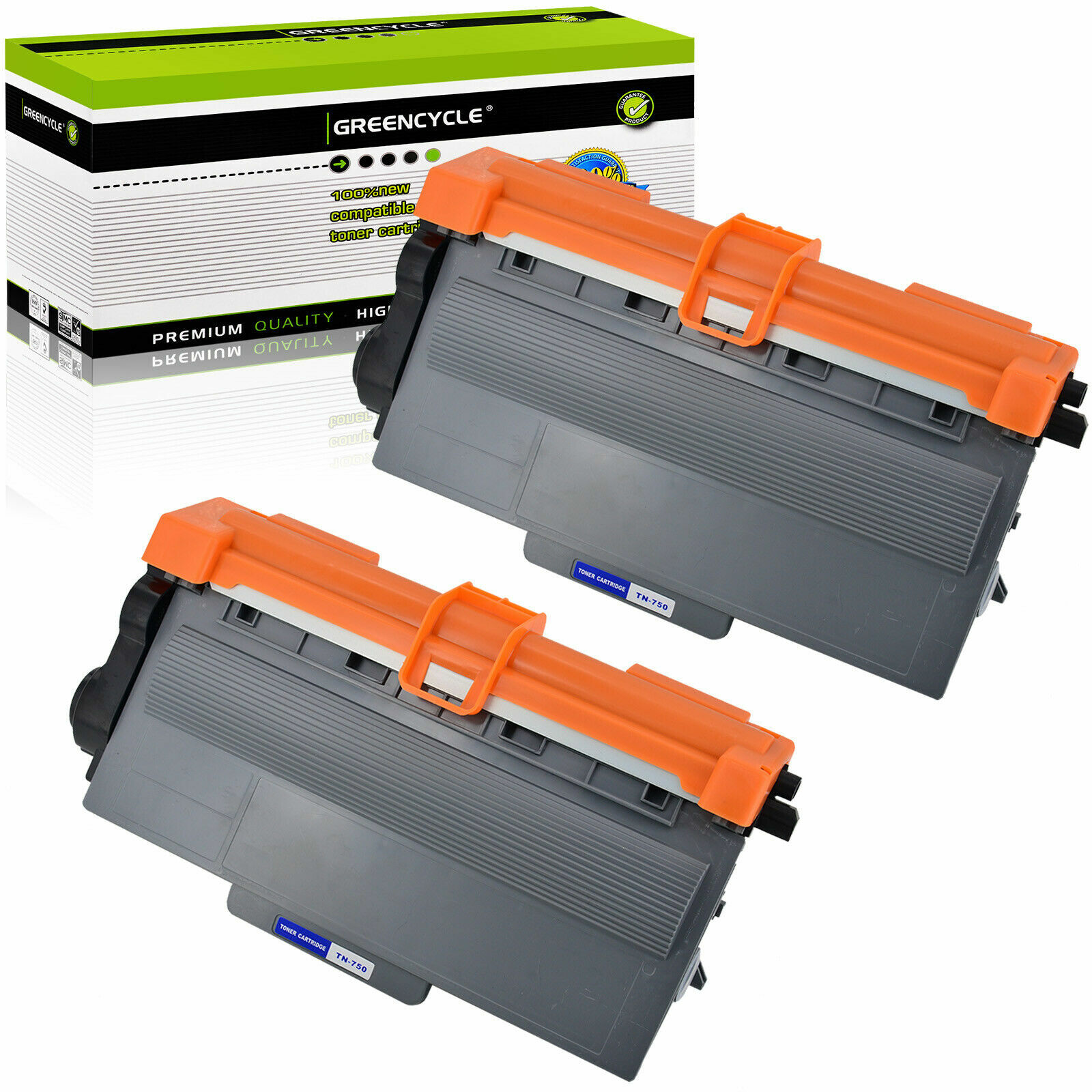 2PK TN750 Toner Compatible For Brother DCP-8110DN DCP-8155DN 8250DN MFC-8510DN