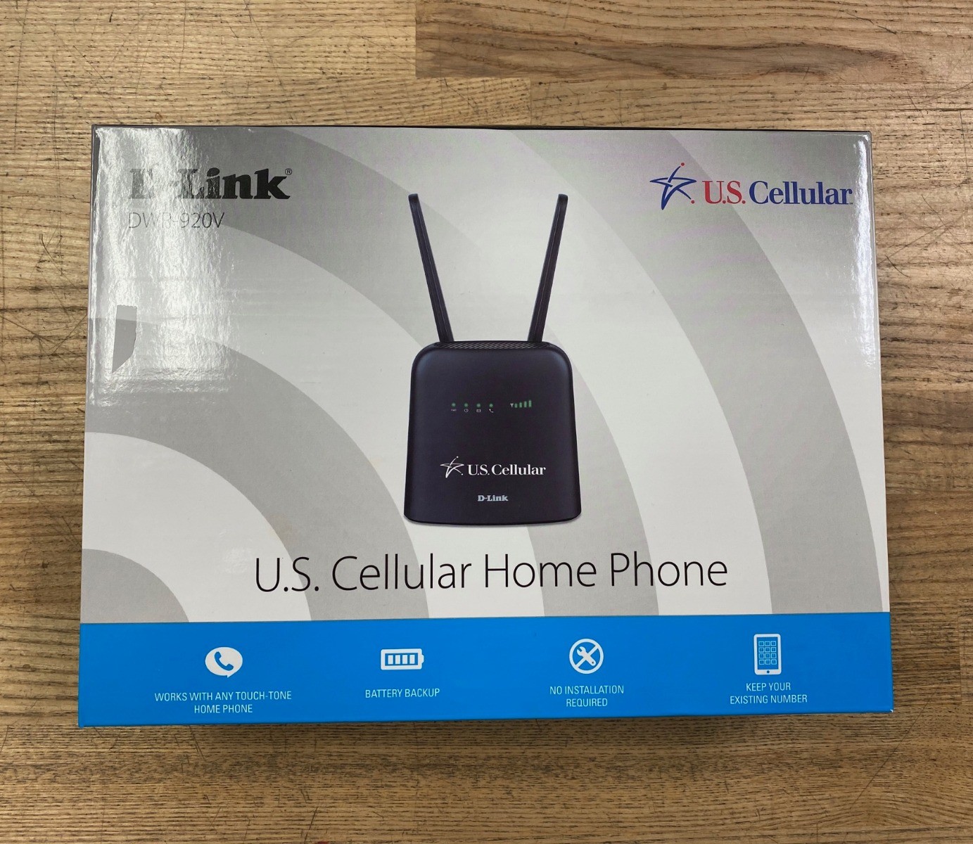 D-Link U.S. Cellular Home Phone DWR-920V -Black-Brand New