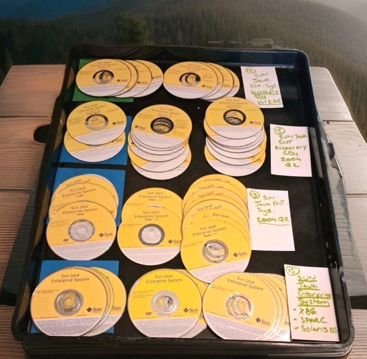 SUN Microsystems SUN JAVA ENTERPRISE SYSTEM bundle Lot 53 CDs Discs Vtg Software