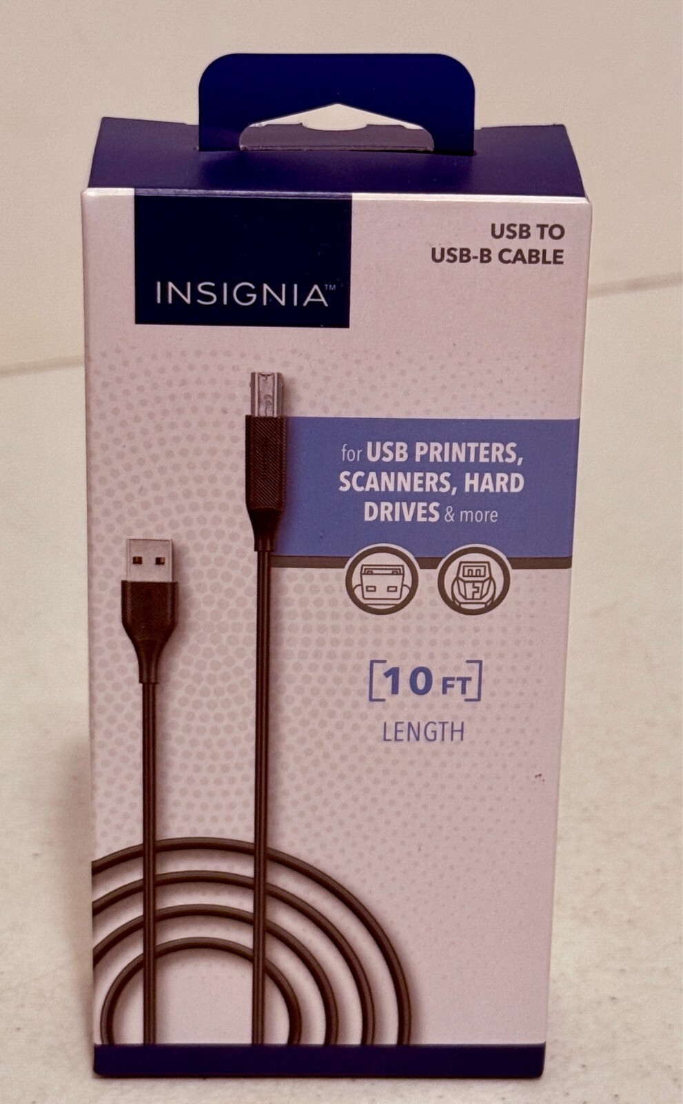Insignia USB To USB-B Cable (10 ft)