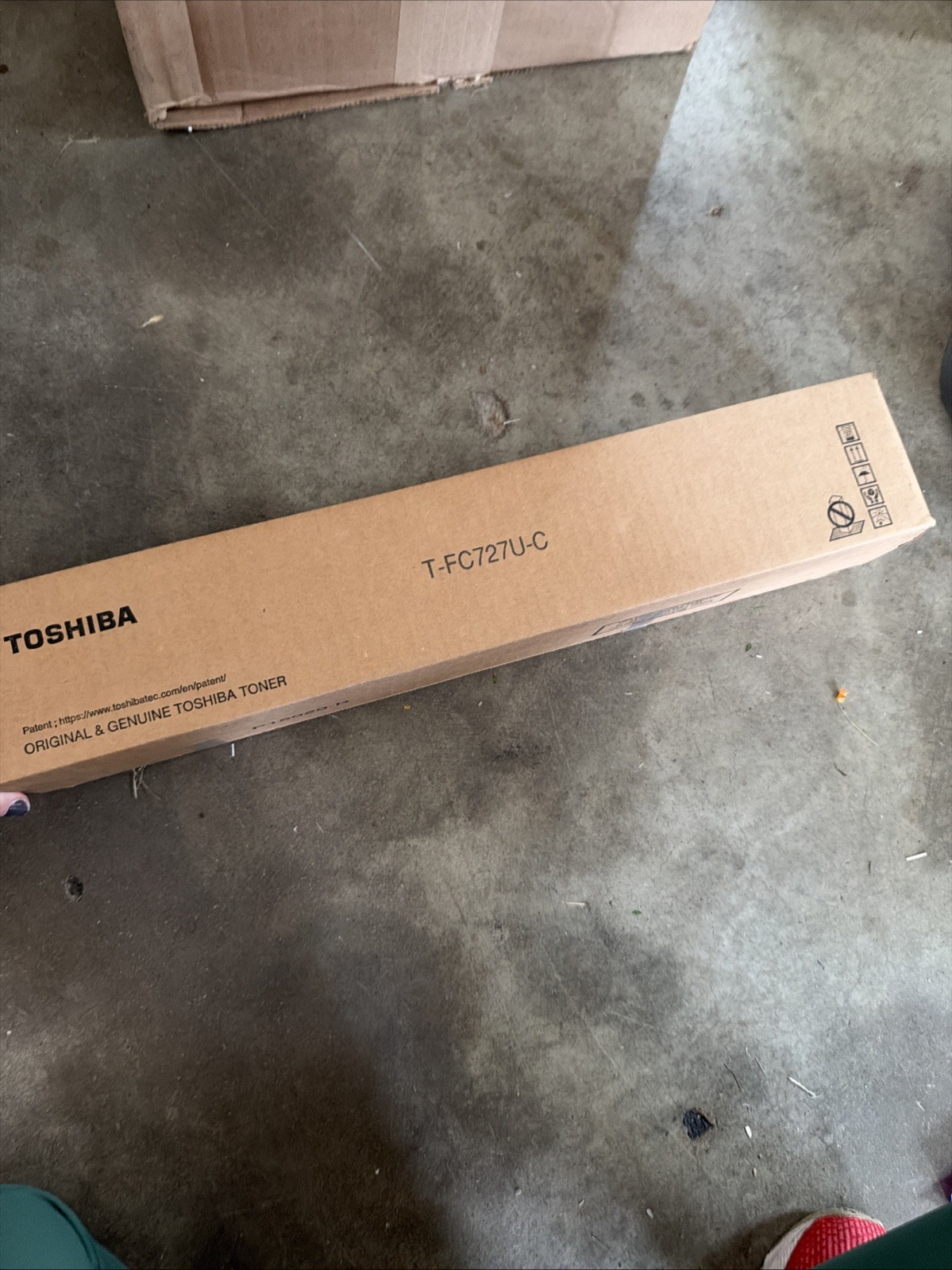 T-FC727U-C Toshiba OEM New Genuine Toner Cyan