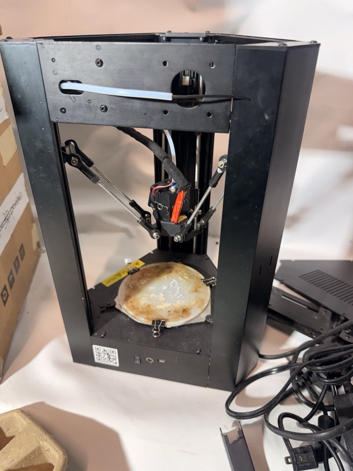 Monoprice Delta Mini V2 Delta 3D Printer 110x110x120mm Wi-Fi USB 0.05mm