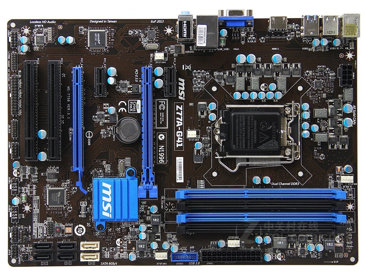 For MSI Z77A-G41 motheboard Z77 LGA1155 4*DDR3 32G VGA+HDMI ATX Tested ok