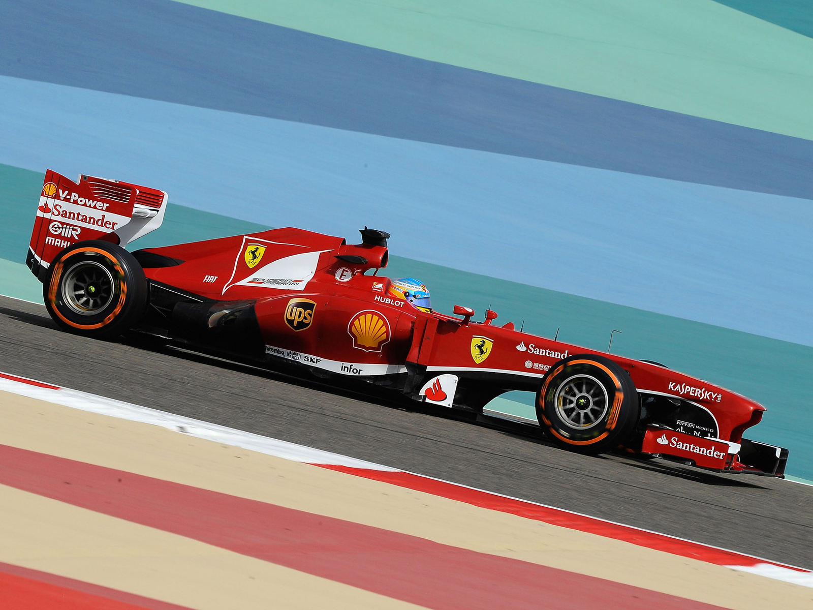 Cars 2013 ferrari f138 scuderia formula one f 1 race Desk Mat Stitched