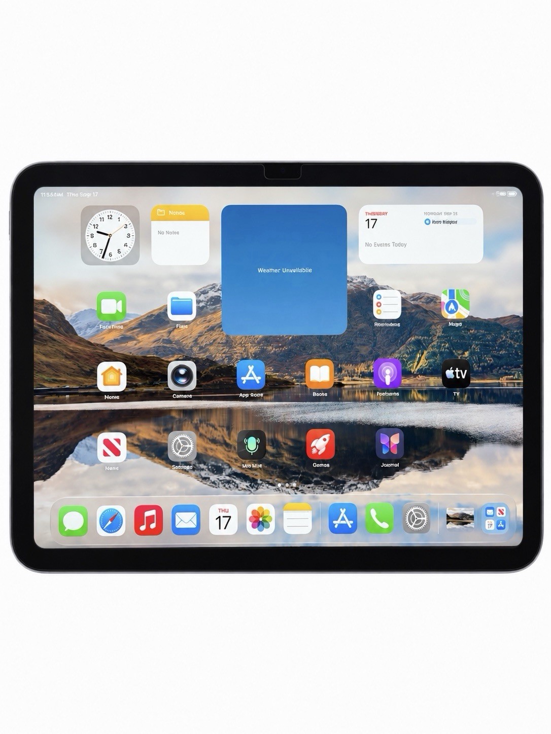 Apple iPad 10th Gen 10.9" 64GB WiFi Silver + Keyboard Stylus Charger Bundle