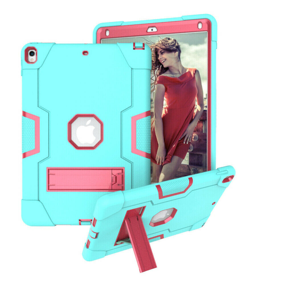 For iPad Air 3 iPad Pro 10.5" Case Hybrid Armor Rugged With Screen Protectors