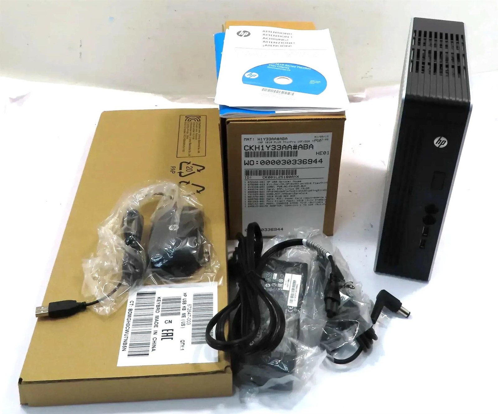  HP THIN CLIENT T610 AMD G-T56N 1.65Ghz 2GB 1GB Flash Mem - OPEN BOX