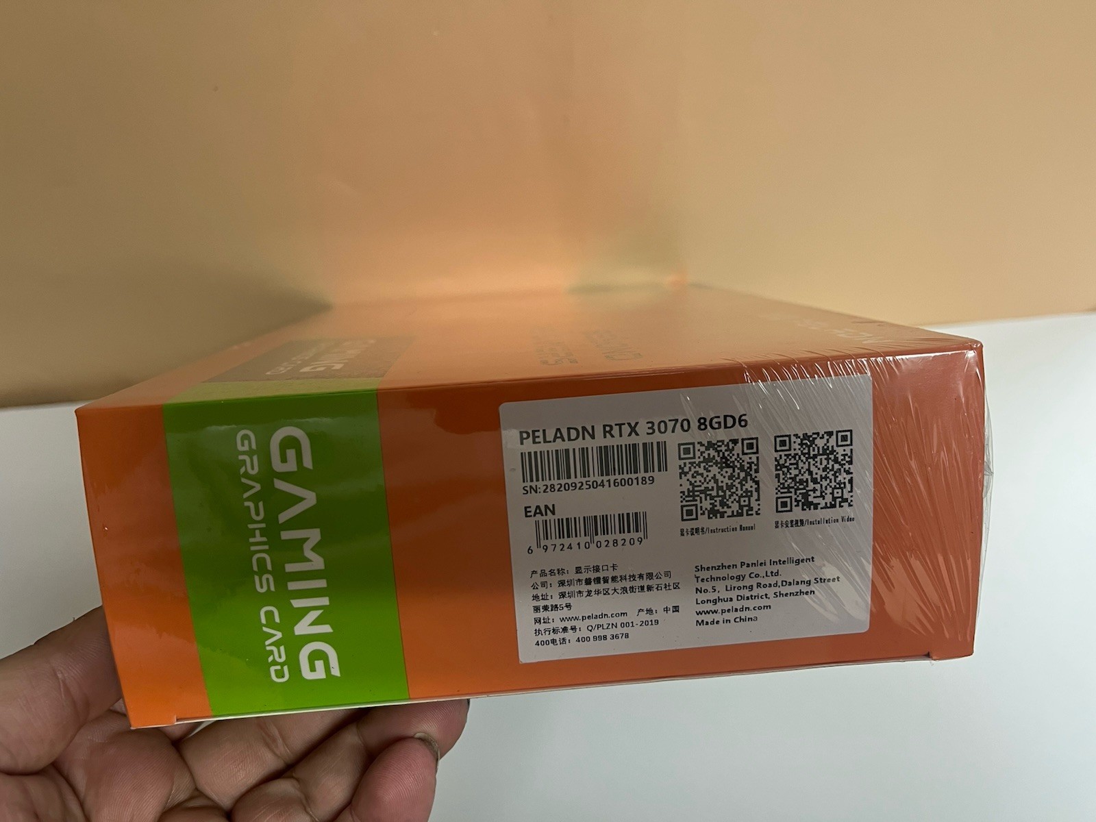 PELADN NVIDIA GeForce RTX 3070 Graphics Card 8GB GDDR6 SEALED (Faster Then 5060)