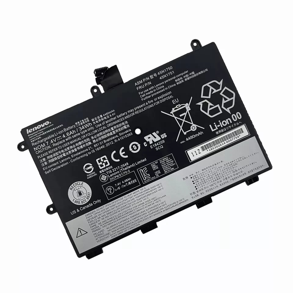 NEW Genuine 45N1748 45N1749 45N1750 45N1751 Battery For Lenovo ThinkPad Yoga 11E