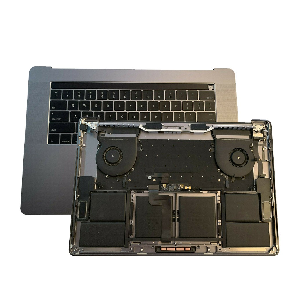 For MacBook A1707 2016 Palmrest Cover Keyboard Gray Top Case Touchpad & Battery