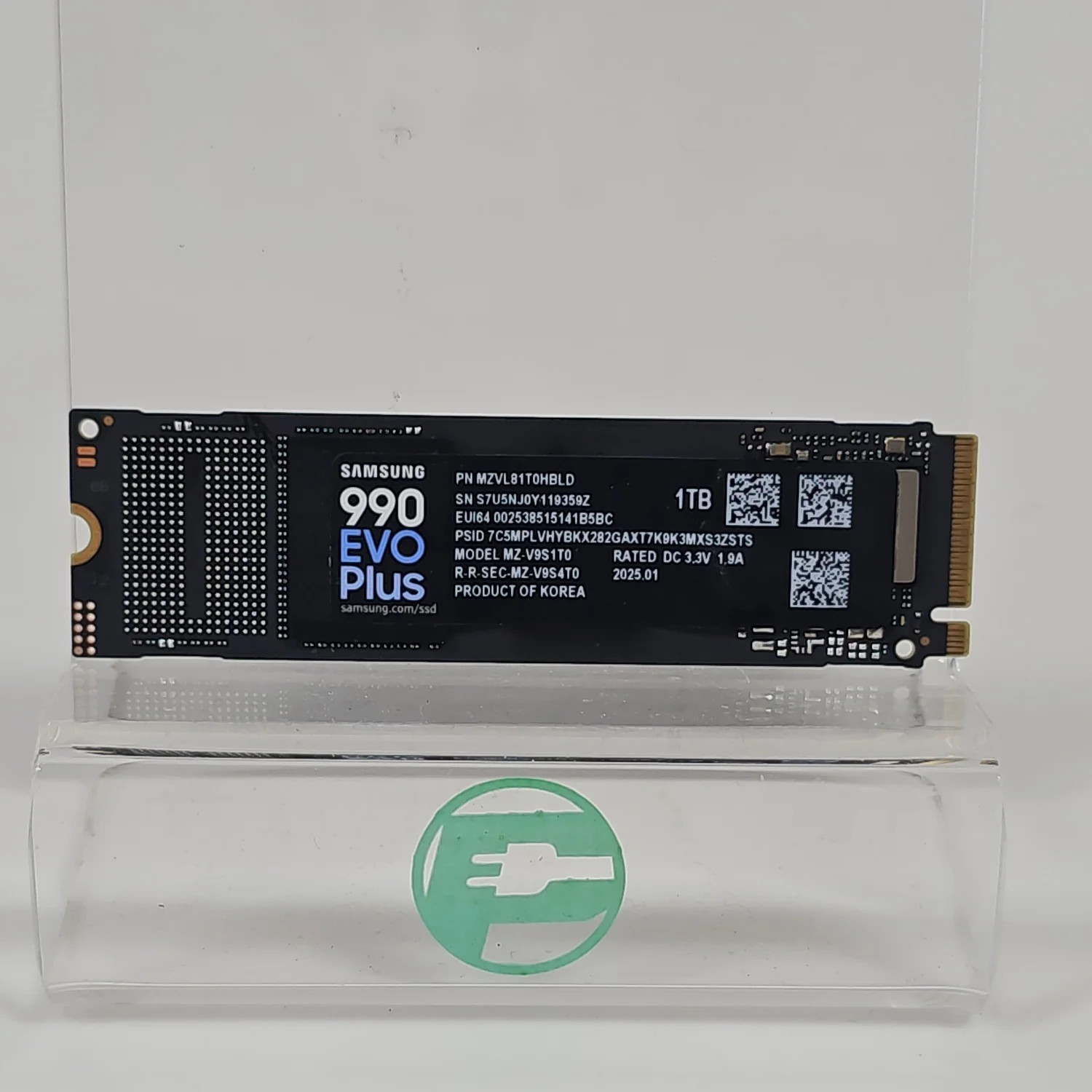 Samsung 2280mm 990 EVO Plus 1TB M.2 NVMe Gen 4.0 x 4 SSD MZ-V9S41T0
