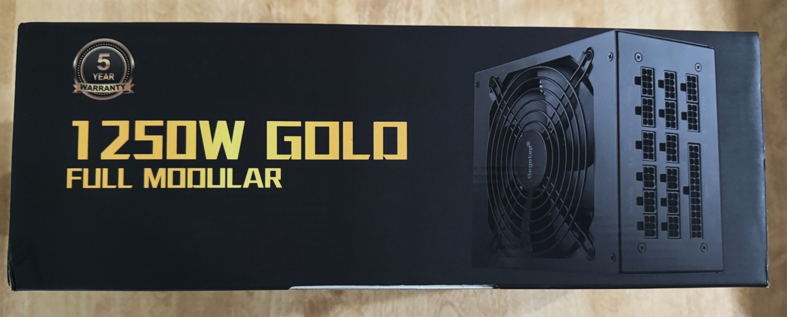 Segotep 1250W ATX Fully Modular Gaming Power Supply Unit 80+ Gold Certified PSU