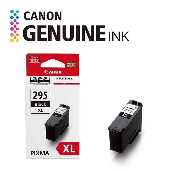 Canon PG-295XL CL-286XL CL 286 Black Tri-Color High Yield Ink Cartridge Original