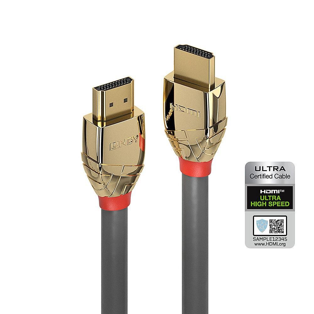 Lindy W128370736 829666 2M Ultra High Speed Hdmi Cable, Gold Line ~E~