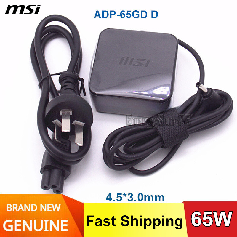 ADP-65GD D Original MSI Modern 14 M14 P14 15M Power Adapter 19v3.42a 65W Charger