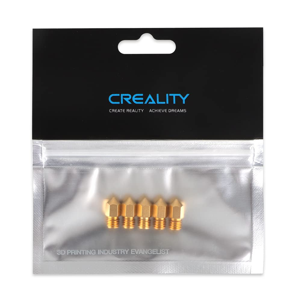 Official  3D Printer Ender 3 0.4mm 5PCS Brass Hotend Nozzles for Ender 3/Ender 3
