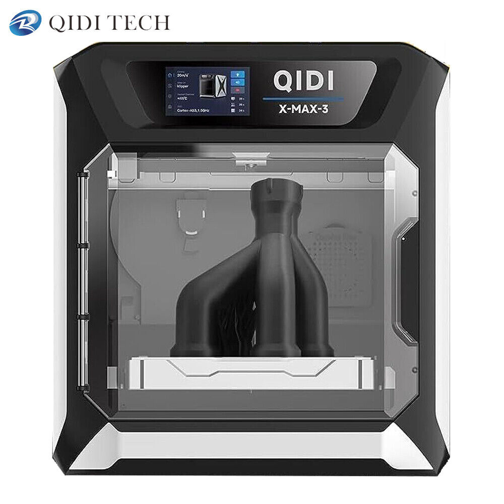 QIDI MAX3 3D Printer 600mm/s Automatic Leveling 65℃ Chamber Heat fr PLA/ABS K8R2