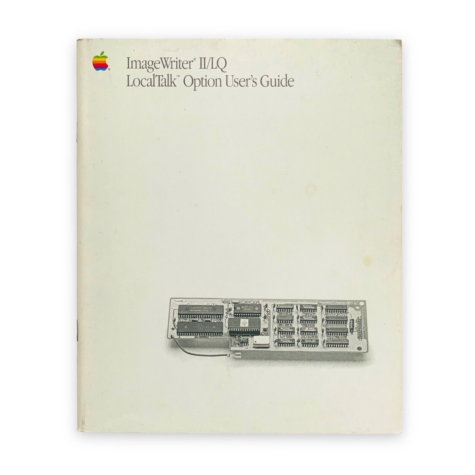 Apple ImageWriter II/LQ LocalTalk Option User's Guide 1988 Vintage Printer