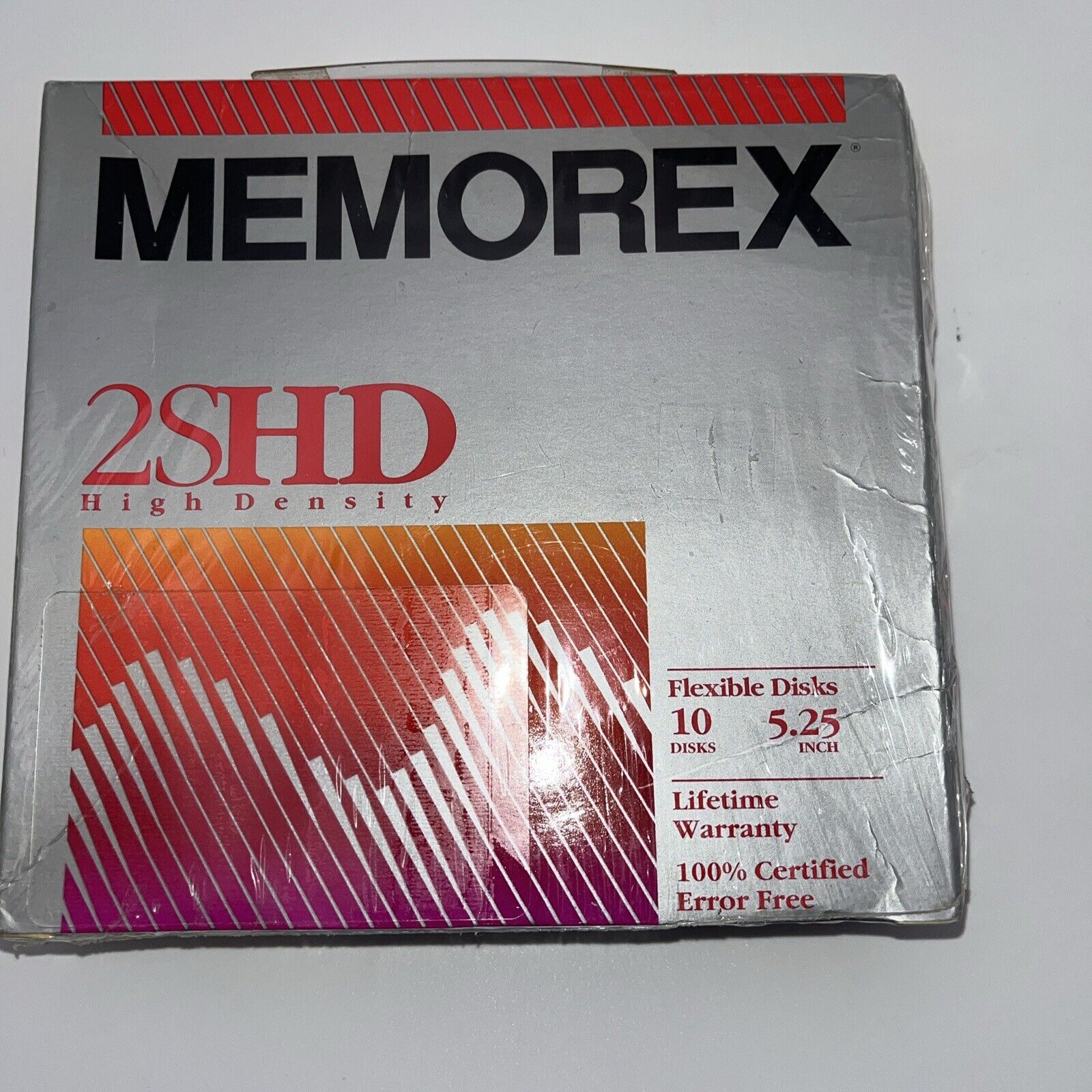 Memorex 2SHD Flexible Disks 10Pk 5.25” Disc NEW NOS Floppy Disk 5660