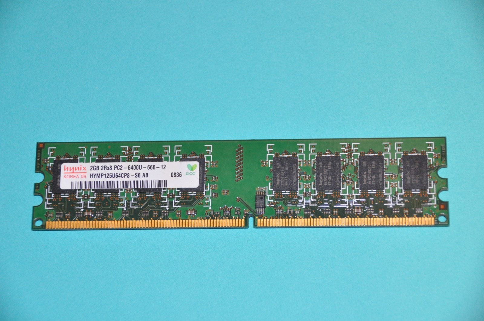 Hynix 2GB DDR2 PC2-6400U 800MHz DIMM Desktop RAM HYMP125U64CP8-S6