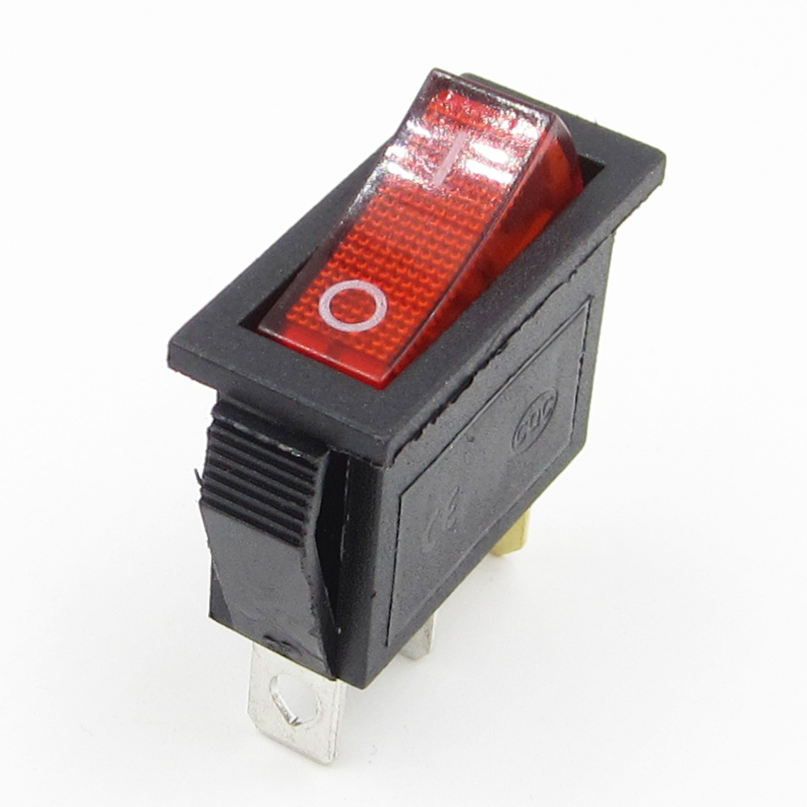 5PCS 3 feet 2 files KCD3-102N Red Lamp power switch 15A Ship type switch