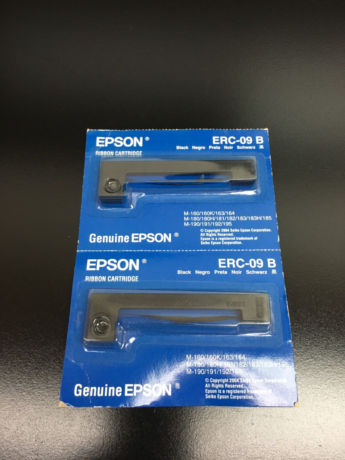 Epson ERC-09 Black Ribbon Cartridge Lot 2
