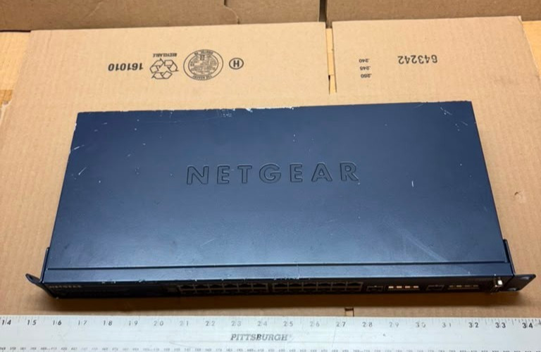 Netgear ProSafe FSM726 v2 24-Port 10/100 Managed Switch w/ 2 GBIC Ports