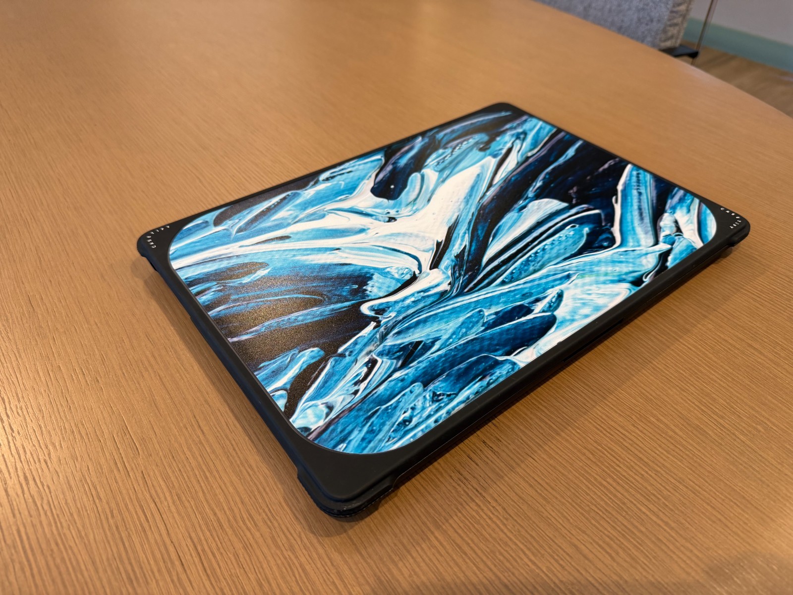 Casetify MacBook Pro 16” (2021-2024) Blue Waves Crashing Pattern Bounce Case