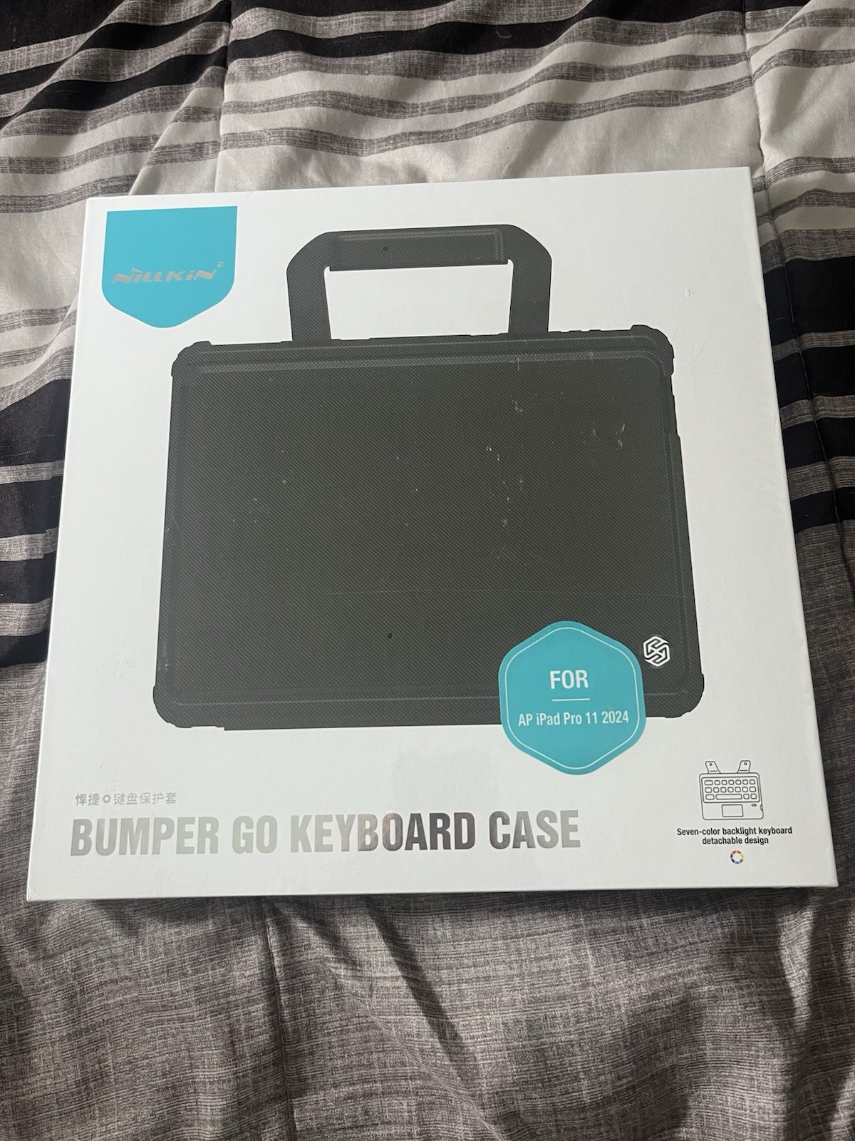 ⌨️ NEW Nillkin Bumper Go Keyboard Case iPad Pro 11 2024 Detachable Backlit Black