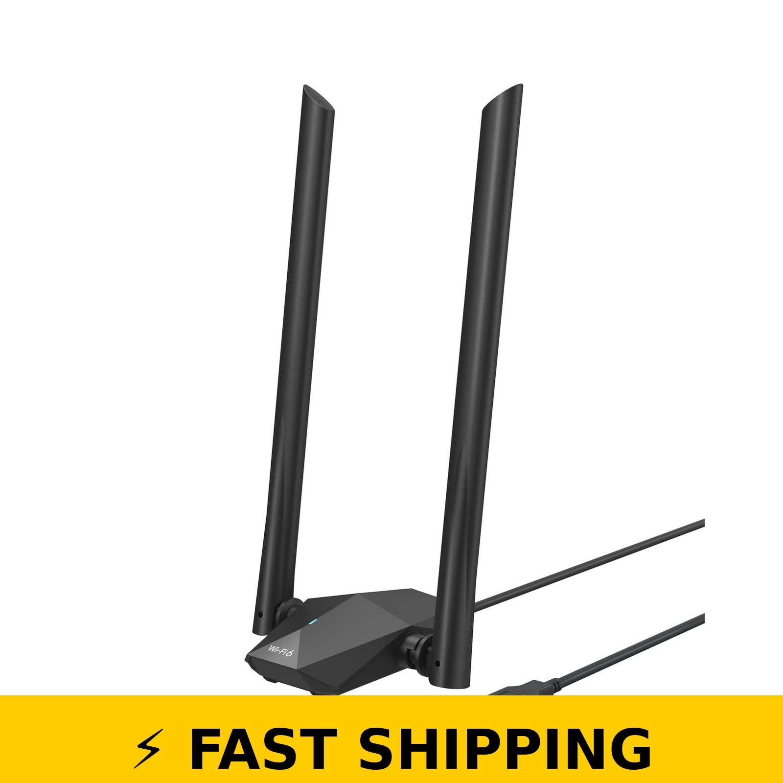 BrosTrend USB WiFi 6 Adapter AX1800 Long Range for PC & Laptop