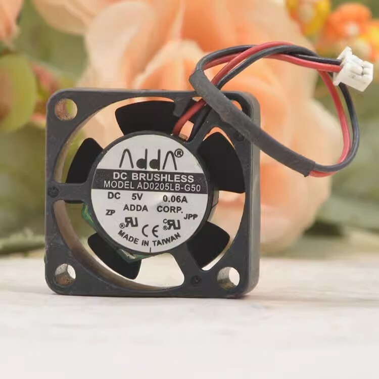 ADDA AD0205LB-G50 2510 DC5V 0.06A 2.5CM 2-Pin Cooling Fan