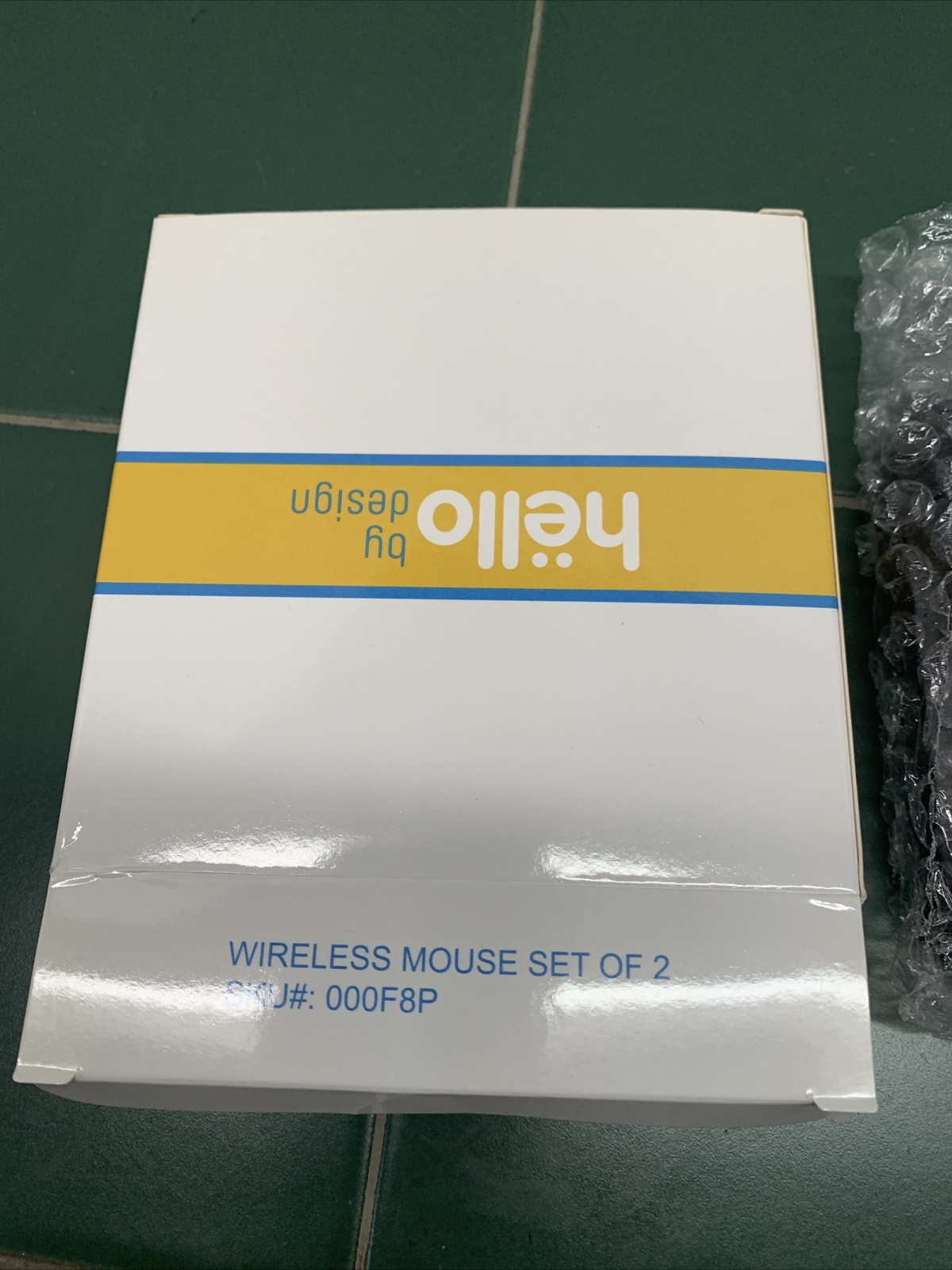 2 WIRELESS MOUSE 2.4Ghz BLACK BATTERY MICE Hello by Design Slim Black