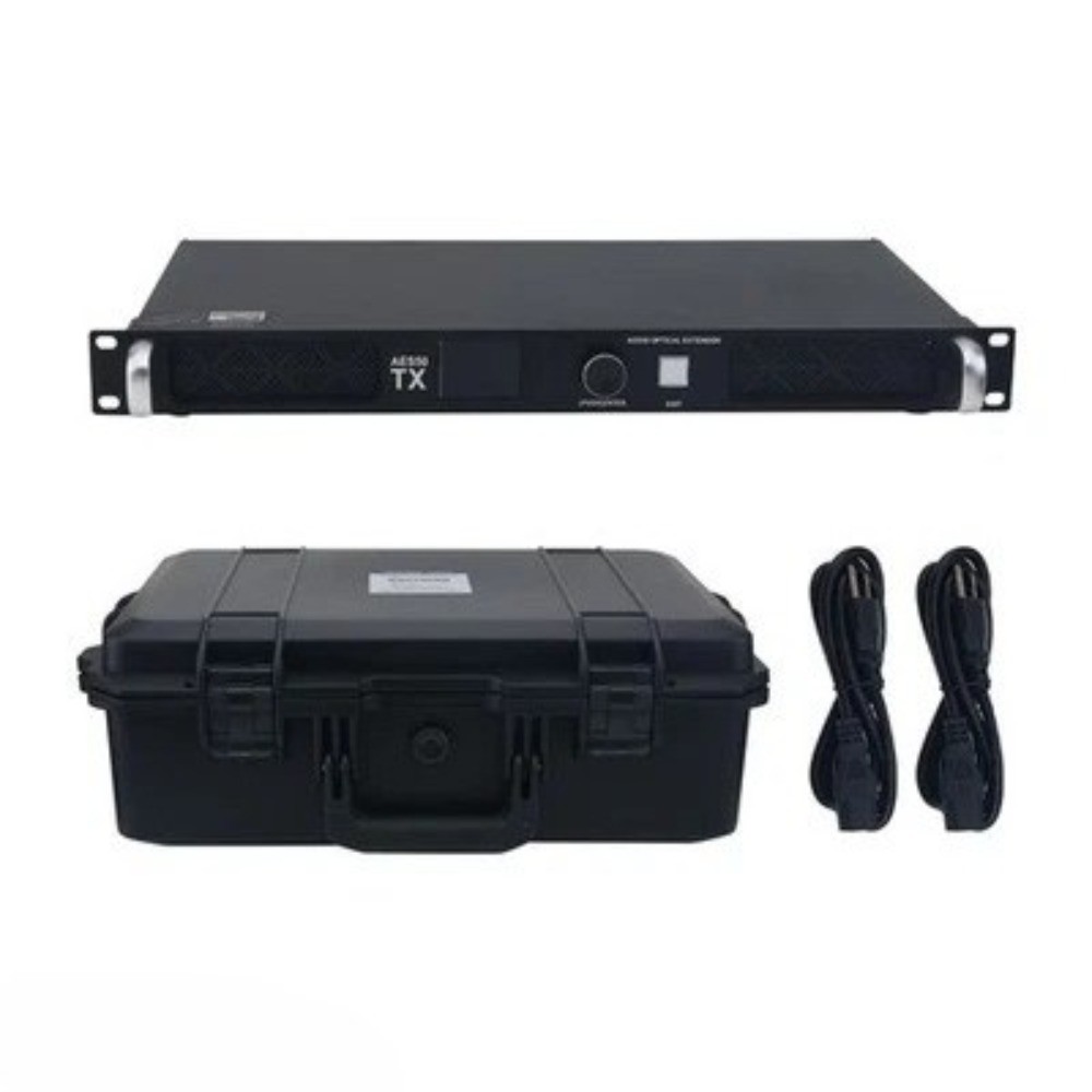DN50 Max Dual Port AES50 Fiber Optic Extender Fiber Optic Transceiver TX & RX