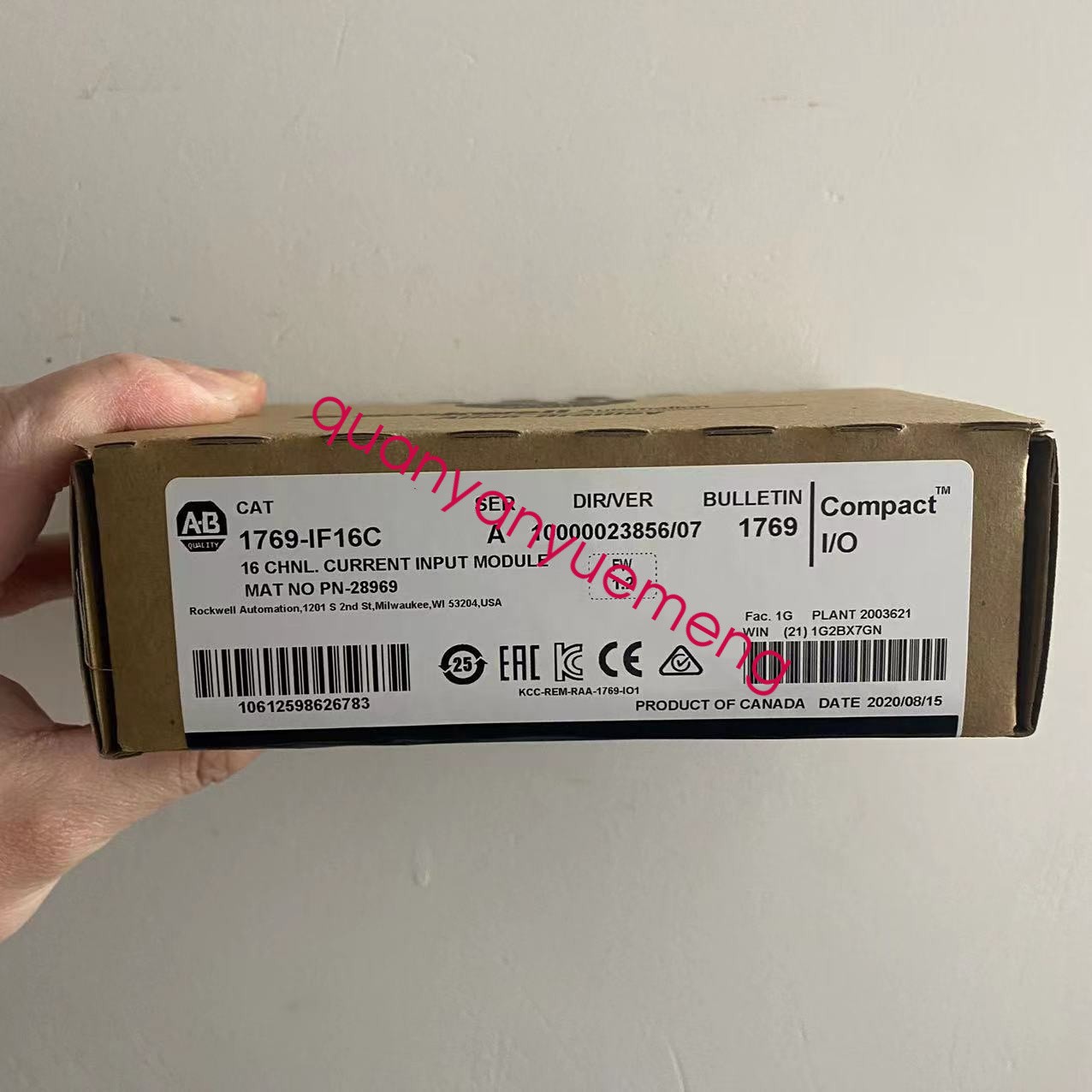 1 pc for  new   1769-IF16C  (by Fedex or DHL )