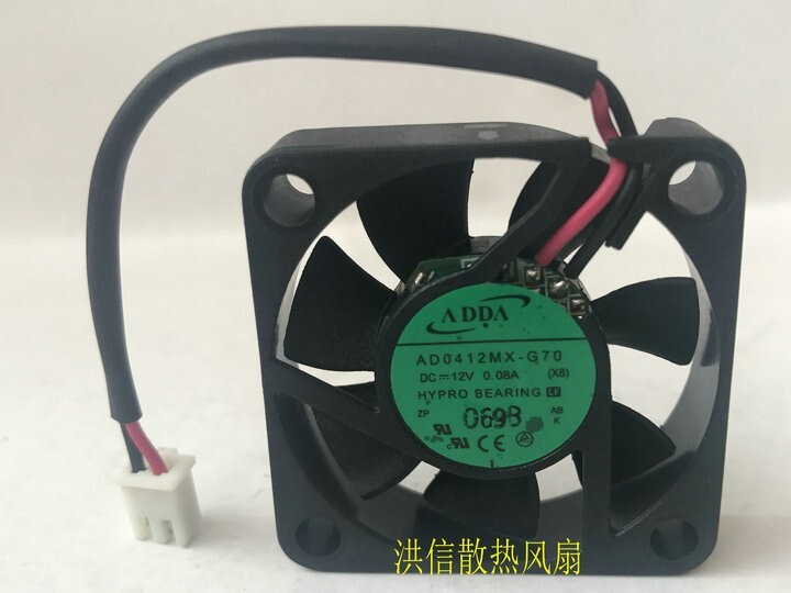 1PC ADDA 4010 AD0412MX-G70 DC12V 0.08A Silent Cooling Fan NEW One year warranty