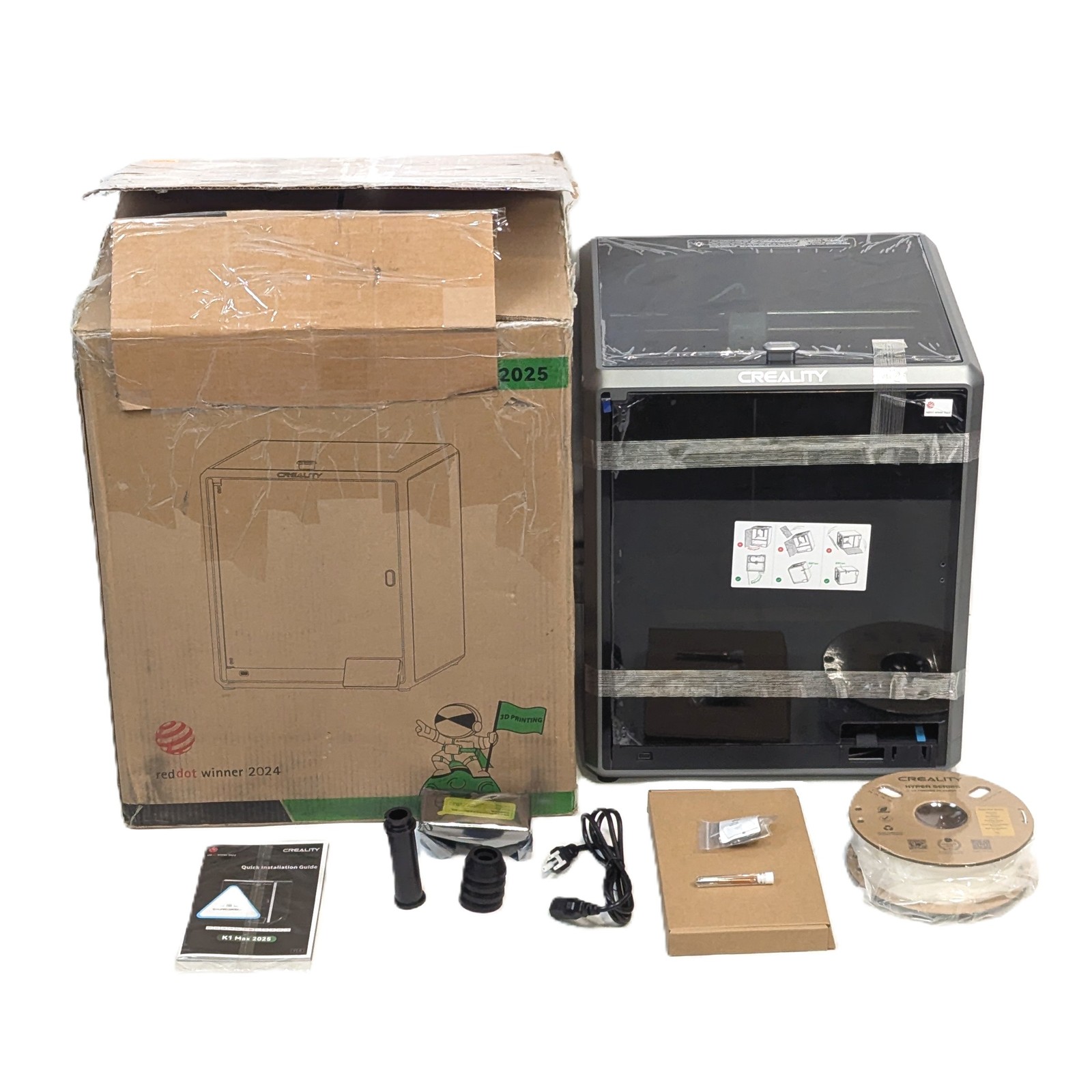 Creality K1 Max 2025 AI Fast 3D Printer 300x300x300mm Build Volume | Gray