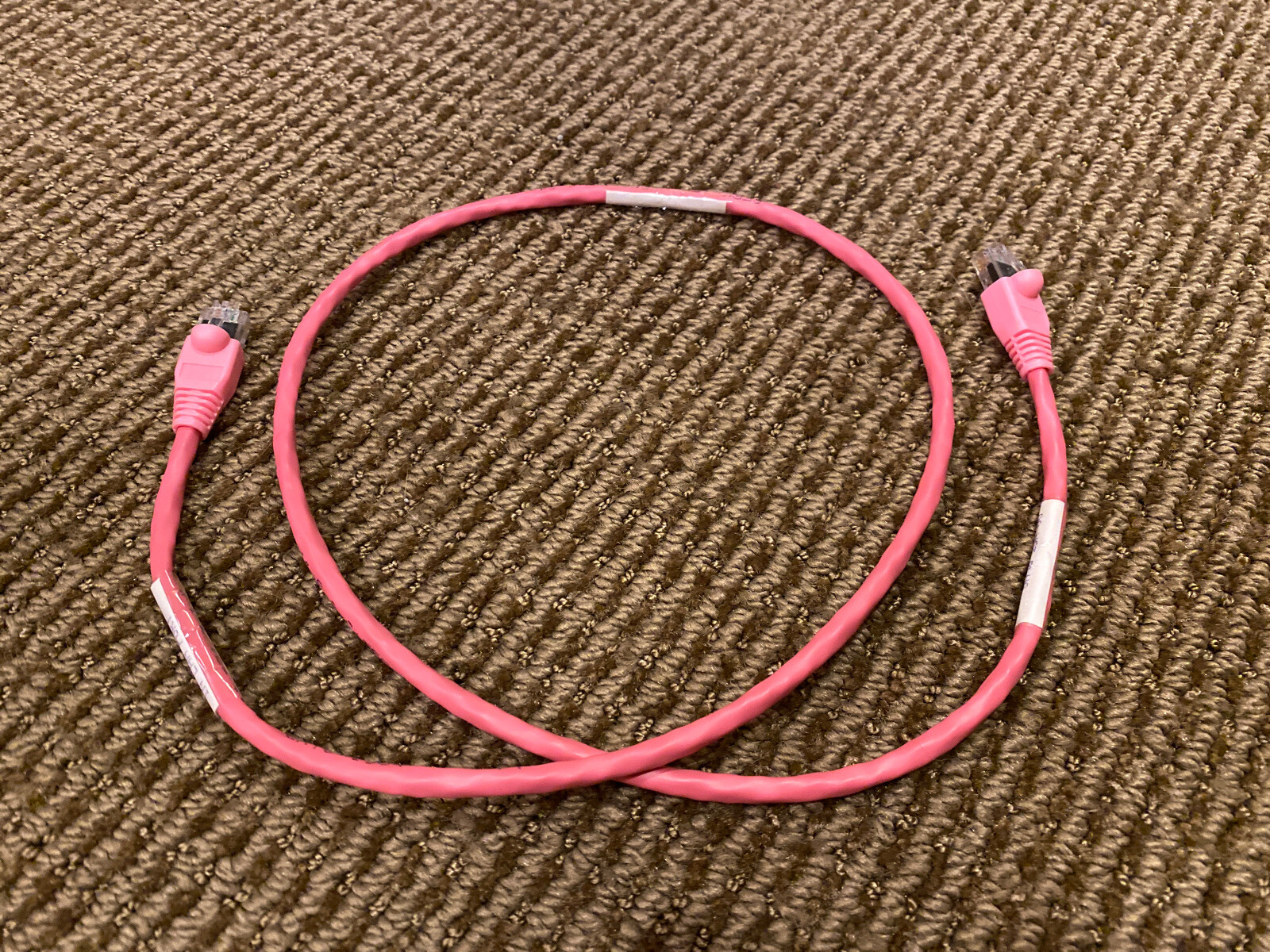 Beand New Ehternet Crossover Cable Three Feet 3’ Pink