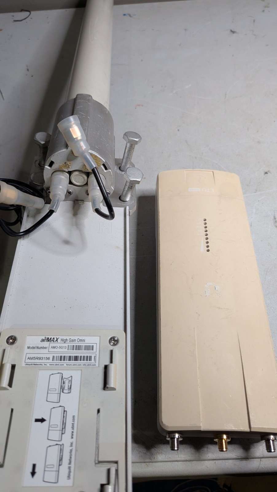 *Defective* Ubiquiti LTU Rocket 24v With Airmax High Gain Omni Antenna As-is 