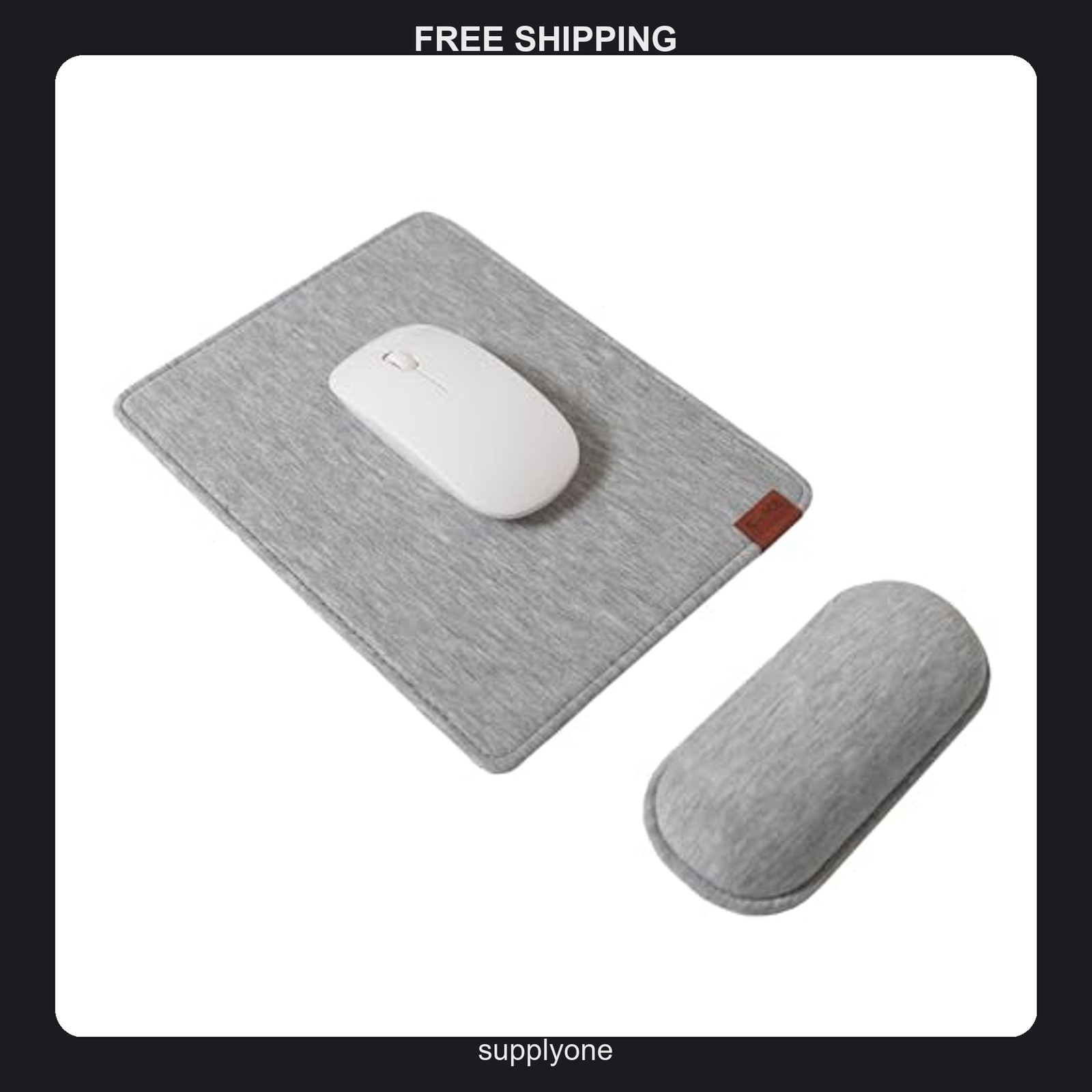 SenseAGE Ergonomic Mouse Pad Wrist Rest Detachable Adjustable 9.7 x 7.3