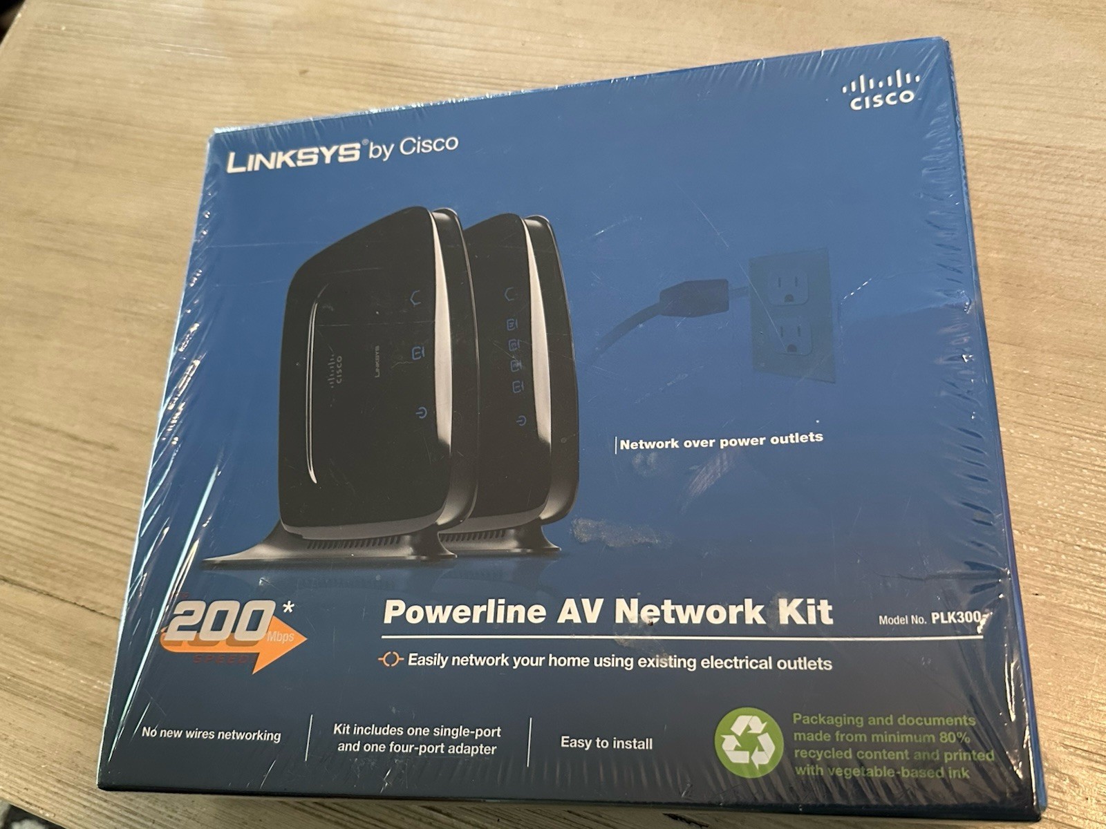 wifi Cisco-Linksys PLK300 PowerLine AV Ethernet Adapter Kit