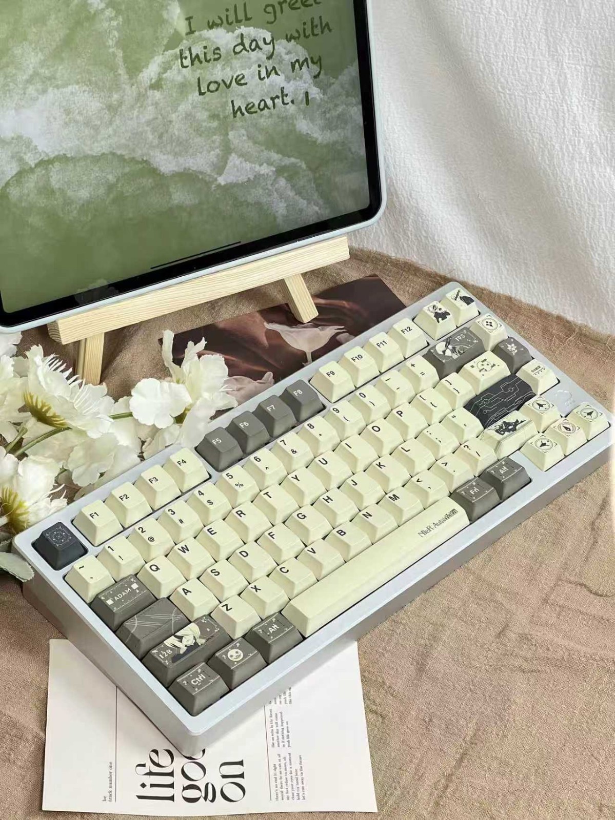 NieR: Automata | Cherry Profile | PBT Keycap Set
