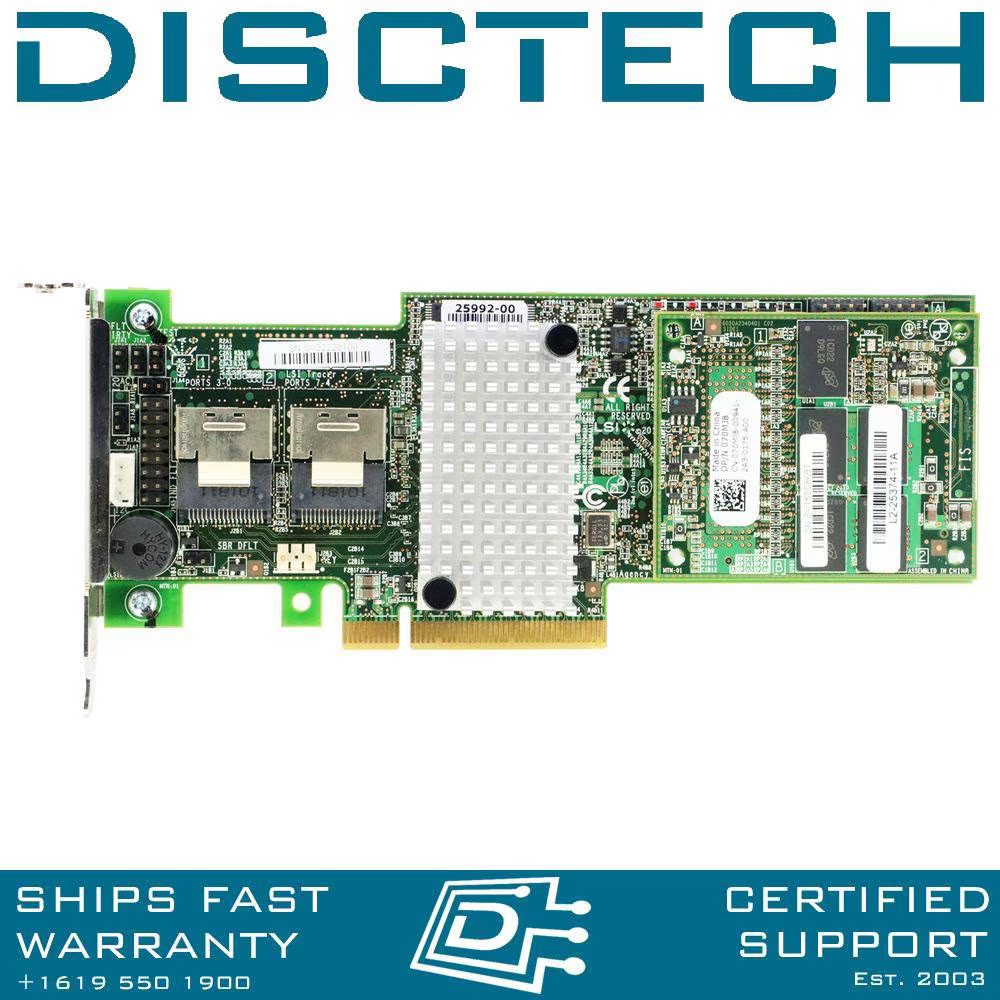 LSI L2-25374-11A MegaRAID 9265-8i 6Gbps RAID Controller Card / Dell 70MJ8