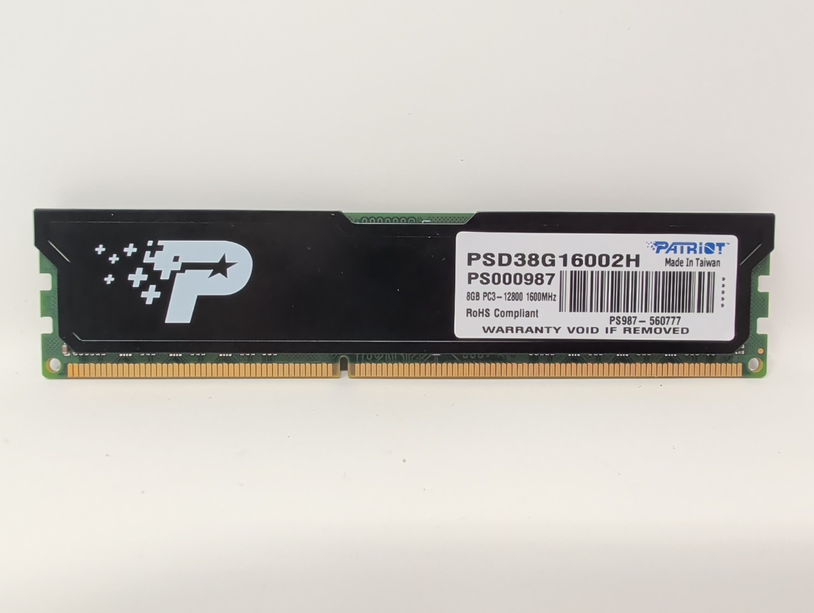 Patriot Signature Line 8GB RAM DDR3 1600MHz