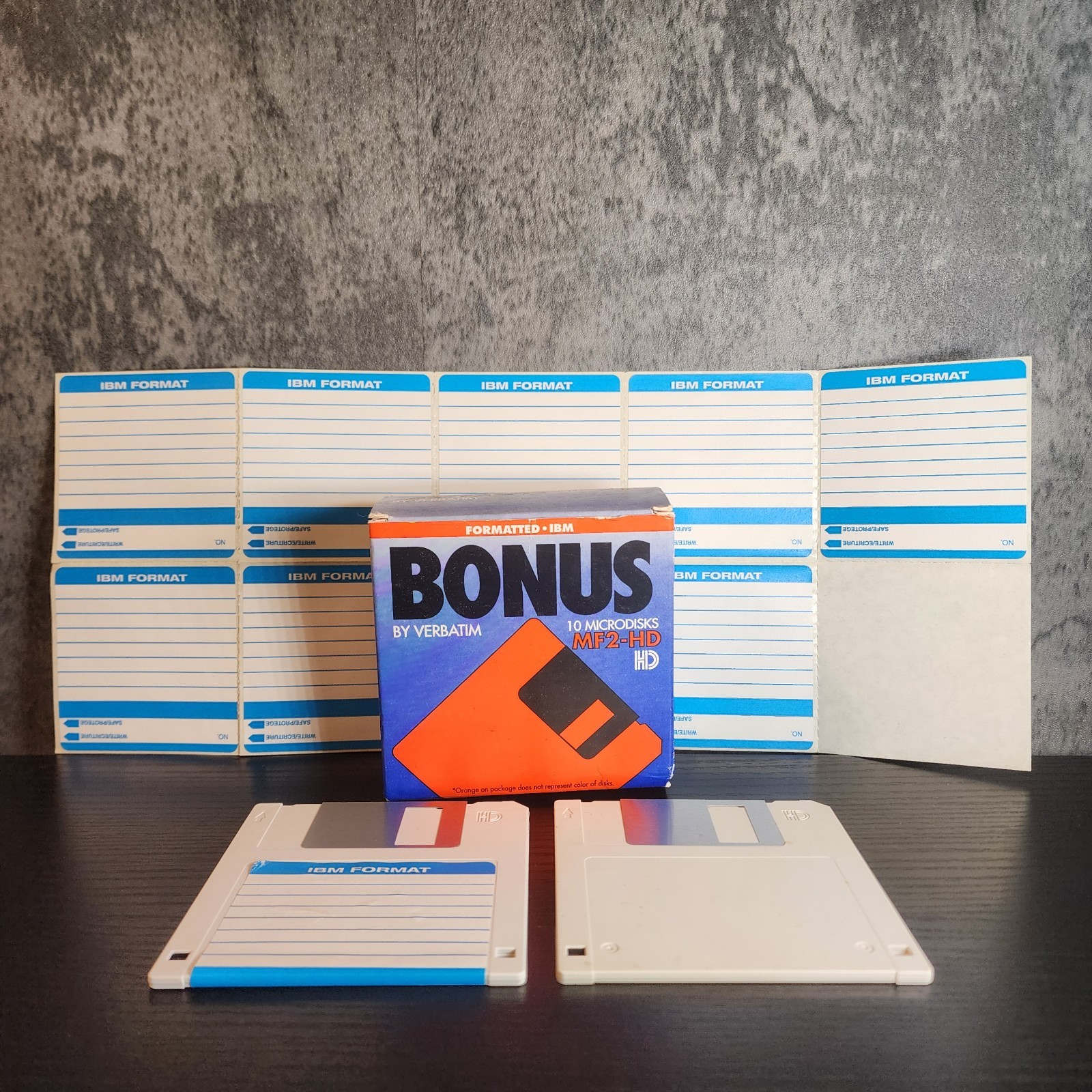BONUS by Verbatim - 2 Microdisks MF2-HD - Floppy Disc - IBM [1996]